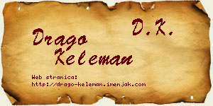 Drago Keleman vizit kartica